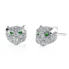 Big Cat Pave Earrings