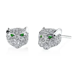 Big Cat Pave Earrings