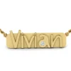 Custom Nameplate Necklace 1.4Mm Chain