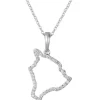 14K "Hawaii" Pendant With 40 Diamonds