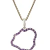 14K "Kauai" Pendant With 30 Lavender Sapphires