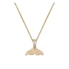 14K 15Mm Whale Tail Pendant
