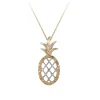 14K "Pineapple" Pendant With 22 Yellow Sapphires
