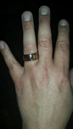 King Wood Titanium Ring