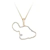 14Ky "Maui" Pendant With 0.03 Carat Diamond (For Wailea)