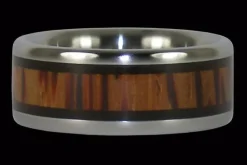 Milo And Palm Titanium Ring