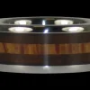 Milo Wood And Coconut Palm Titanium Ring