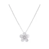 11Mm 14K Plumeria Slide With 0.02 Carats Diamond