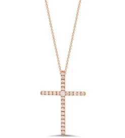 Signature Diamond Cross Necklace (3 Sizes)