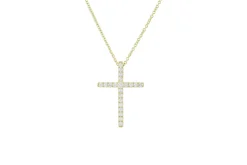 Signature Diamond Cross Necklace (Small)