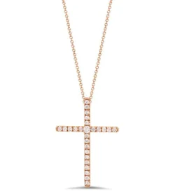 Signature Diamond Cross Necklace (Small)