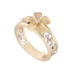 2/Tone Chandelier Plumeria Diamond Ring